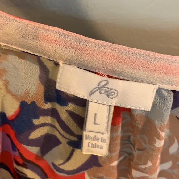 Joie flowing semi sheer top - Picture 6 of 7